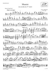 Offenbach: Musette / violoncello a klavír