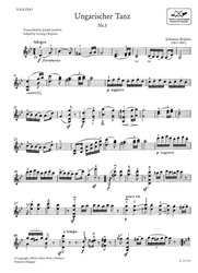 Brahms: Ungarischer Tanz Nr. 5 (Uherský tanec) / housle a klavír