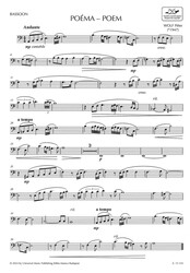 Wolf: Poem / fagot (violoncello) a klavír