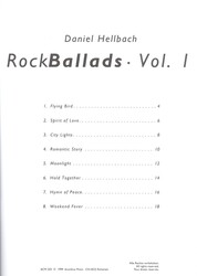 RockBallads 1 by Daniel Hellbach / 8 originálních skladeb pro klavír