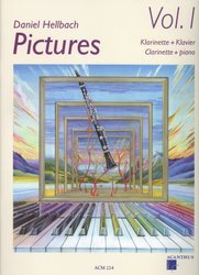 PICTURES 1 by Daniel Hellbach + CD / klarinet a klavír