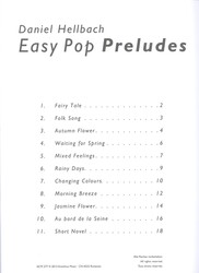 Easy Pop Preludes + Audio Online / 11 snadných skladeb pro klavír