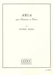 ARIA by Eugene Bozza / klarinet + klavír