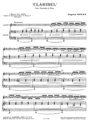 CLARIBEL by Eugene Bozza / klarinet a klavír
