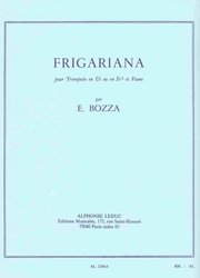 Alphonse Leduc FRIGARIANA by Eugene BOZZA - trumpet&piano