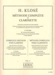 Klose: Complete Method for Clarinet 2 / škola hry na klarinet