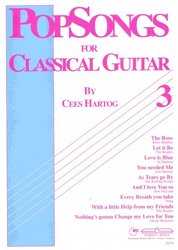 POPSONGS 3 for Classical Guitar by Cees Hartog