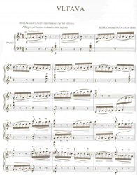 VLTAVA - Bedřich Smetana / sólo klavír