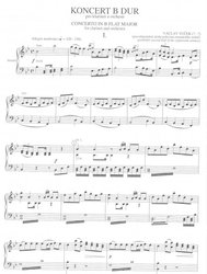 Koncert B-DUR pro klarinet a orchestr (klavírní výtah) - Václav Tuček    klarinet &amp; piano