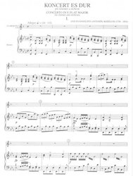 Koncert ES-DUR pro klarinet a orchestr (klavírní výtah) - J.E.A.Koželuh    klarinet &amp; piano