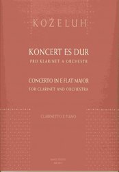 Koncert ES-DUR pro klarinet a orchestr (klavírní výtah) - J.E.A.Koželuh    klarinet &amp; piano