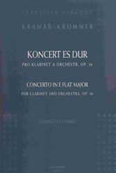 Koncert ES-DUR, OP. 36 pro klarinet a orchestr (klavírní výtah) - F.V.Kramář    klarinet &amp; piano