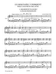 Co jsem našel v podkroví - Jan Matásek / jednoduchý klavír