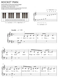 EASIEST 5-FINGER PIANO COLLECTION - ELTON JOHN