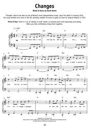 Really Easy Piano - DAVID BOWIE (20 songs)
