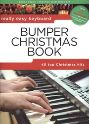 Really Easy Keyboard - BUMPER CHRISTMAS BOOK / 45 vánočních hitů