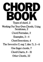 The Complete Keyboard Player: CHORD BOOK ( kniha akordů )