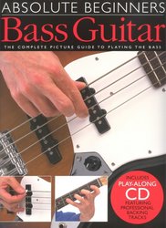 WISE PUBLICATIONS Absolute Beginners - BASS GUITAR + CD / kompletní obrazový průvodce hry na basovou kytaru