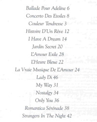 RICHARD CLAYDERMAN for easy piano / klavír