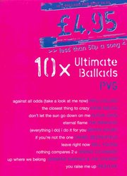 10x Ultimate Ballads        klavír/zpěv/kytara