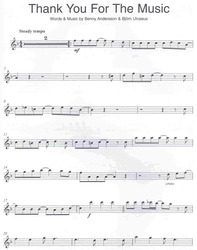 ABBA GOLD - GREATEST HITS + Audio Online / příčná flétna