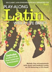 LATIN - Play Along with a Live Band + Audio Online / příčná flétna (+ party online)