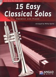 15 Easy Classical Solos + CD / trumpeta + klavír