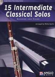 15 Intermediate Classical Solos + CD / fagot a klavír