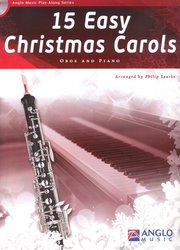 15 Easy Christmas Carols + CD / hoboj + klavír