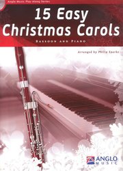 15 Easy Christmas Carols + CD / fagot + klavír