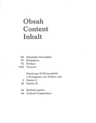 Ryba: Duetti par il Clavicembalo o Fortepiano con Violino solo (urtext) / housle