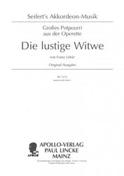 DIE LUSTIGE WITWE by Franz Lehár / akordeon