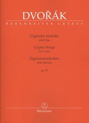 Dvořák: Cigánské melodie op. 55 / zpěv (nižší hlas) a klavír
