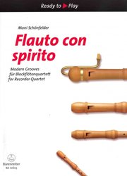 Editio Bärenreiter Flauto con spirito– šest skladeb pro čtyři zobcové flétny (SATB)