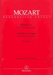 Mozart - Concerto in C major, KV 299 for flute, harp and orchestra (piano reduction)