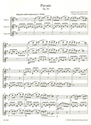 A TRE - PAVANE op.50 by Gabriel FAURE pro tři příčné flétny
