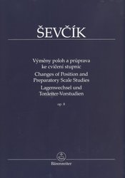 Otakar Ševčík - Opus 8, Výměny poloh a průprava ke cvičení stupnic