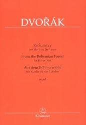 DVOŘÁK: Ze Šumavy op. 68 / 1 klavír 4 ruce