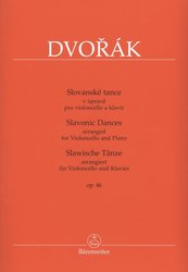 Dvořák: Slovanské tance op. 46 / violoncello a klavír