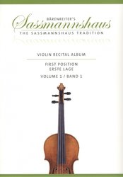 Violin Recital Album 1 / snadné přednesové skladby pro housle a klavír nebo dvoje housle