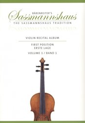 Violin Recital Album 1 / snadné přednesové skladby pro housle a klavír nebo dvoje housle