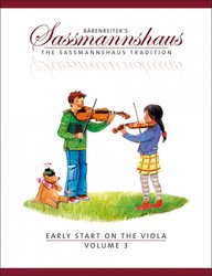 Editio Bärenreiter EARLY START ON THE VIOLA 3 -škola hry na violu