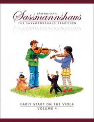 Editio Bärenreiter EARLY START ON THE VIOLA 4 -škola hry na violu