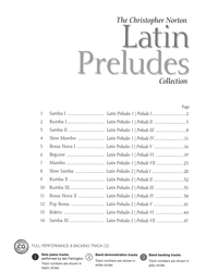 LATIN PRELUDES COLLECTION + CD / sólo klavír