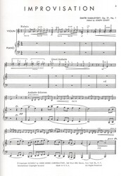 Kabalevsky: Improvisation Op. 21, No.1 / housle a klavír