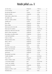Národní poklad hudební V. - 35 lidových písní pro zpěv a klavír