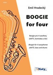 BOOGIE for four - Emil Hradecký / boogie pro 4 saxofony (AATT) (+ basa + bicí)