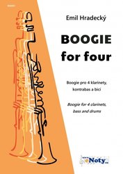 BOOGIE for four - Emil Hradecký / boogie pro 4 klarinety (+ basa a bicí)