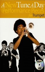Boston Music Company A NEW TUNE A DAY - PERFORMANCE + CD / trumpeta