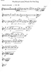 Dlouhý: Muzika pro psa / přednesová skladba pro klarinet a klavír